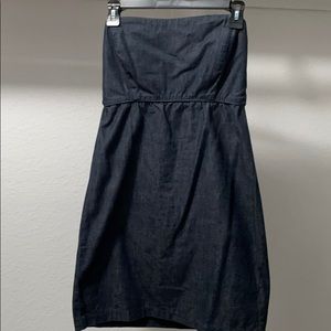 Dark Jean A-line Dress